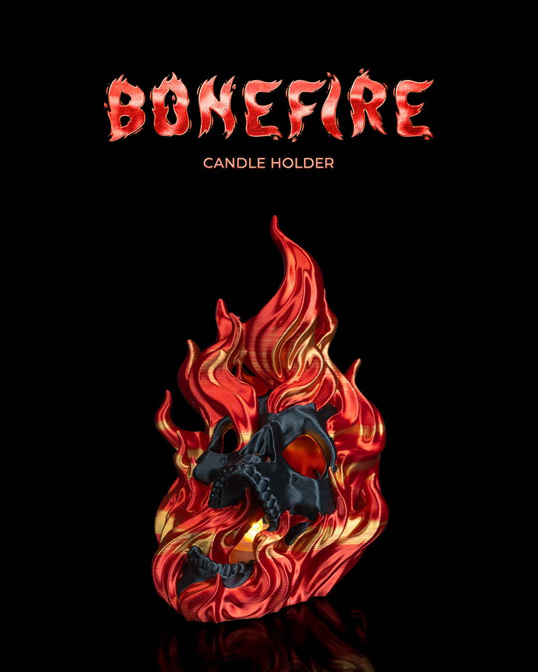 Bonefire Candle Holder
